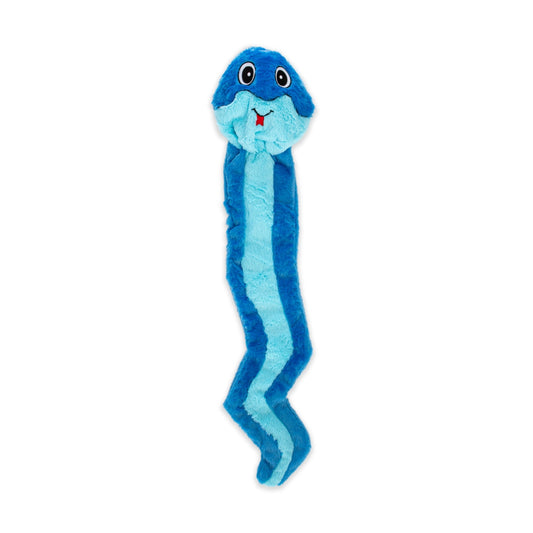 GURU Hide-A-Tail Snake Plush Puzzle Dog Toy Blue, 1ea/LG