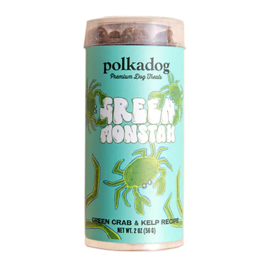 Polka Dog Bakery Dog Green Monstah Bits 2Oz Tube