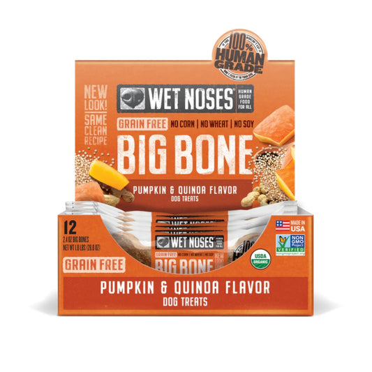 Wet Noses Dog Grain Free Pumpkin Quinoa Big Bones 2oz. (Case of 12)