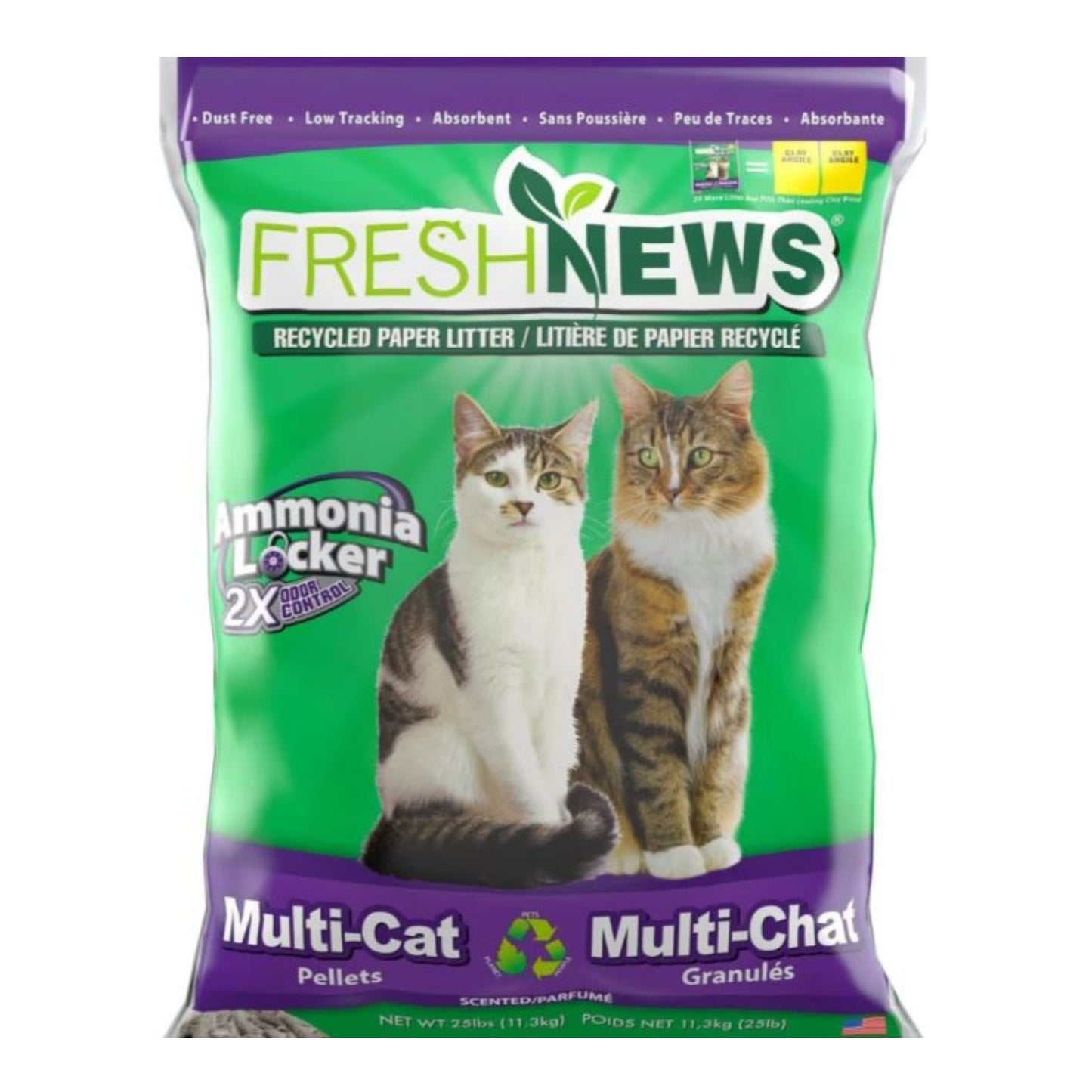 Fresh News Multi-Cat Paper Litter 25 Lb