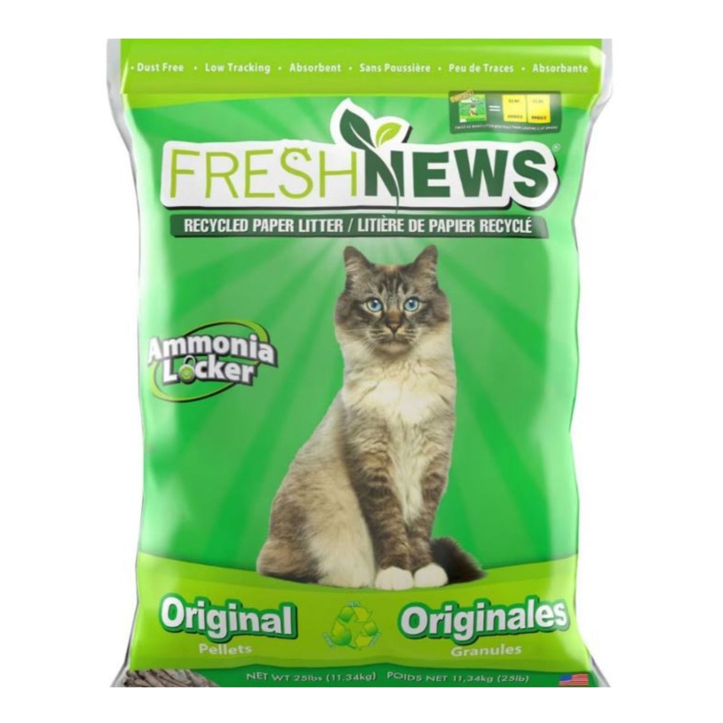 Fresh News Paper Cat Litter 25 Lb