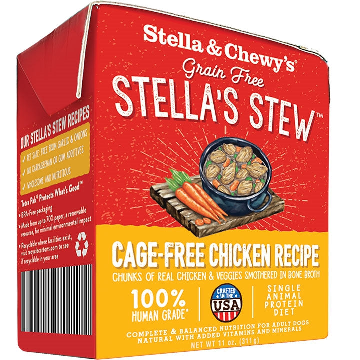 Stella and Chewys Dog Stew Cage Free Chicken 11oz. (Case of 12)