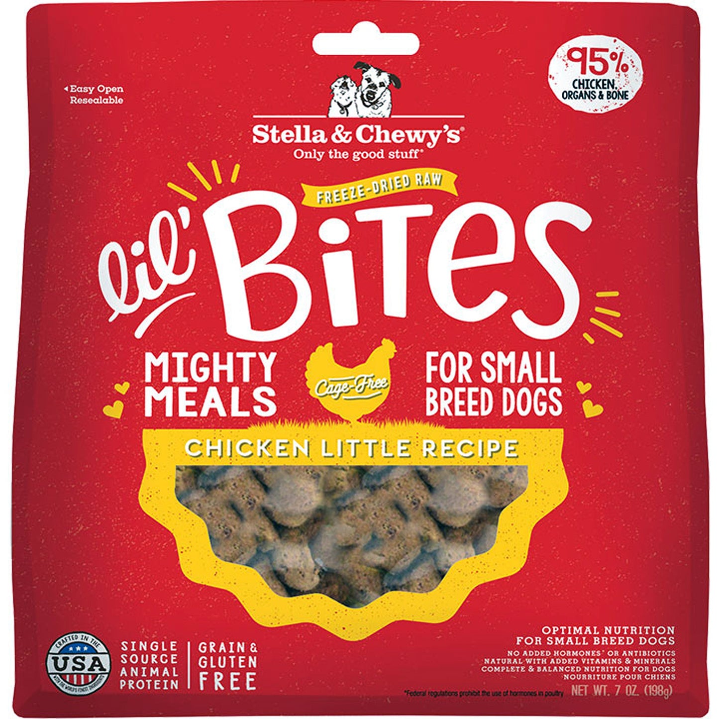 Stella And Chewys Dog Freeze-Dried Lil Bites Chicken 7 oz.