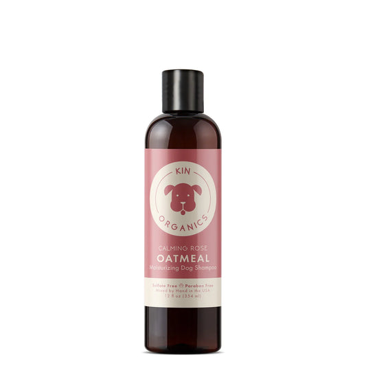 Kin+Kid Coat Oatmeal Calm Rose 12oz. Kin Organics Shampoo