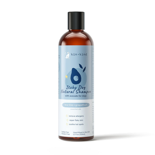 Kin+Kid Shampoo Itchy Dog 12oz.  Teatree/Grapefruit