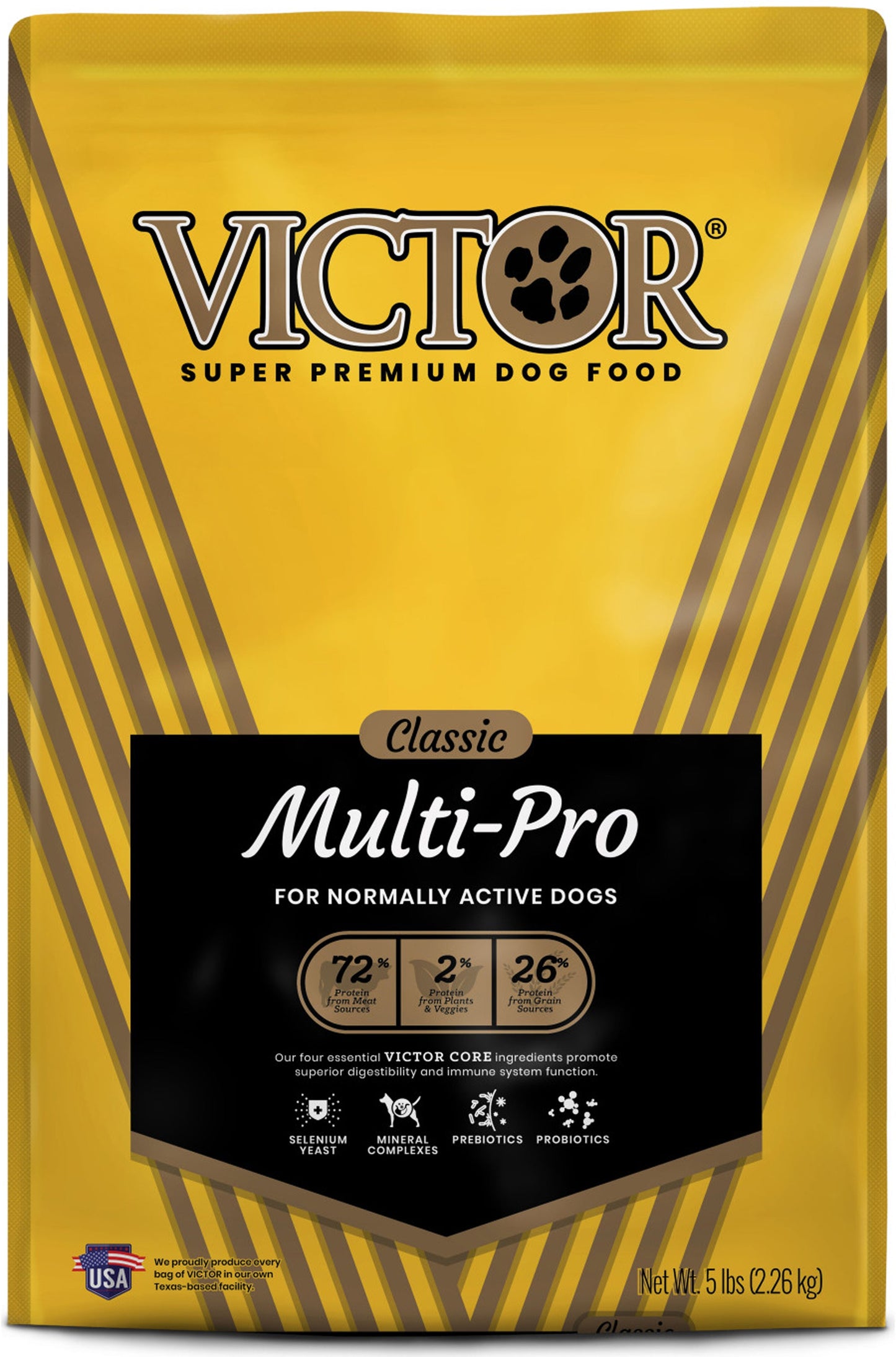 Victor Super Premium Dog Food Classic Multi Pro Dry Dog Food Beef 1ea/5 lb