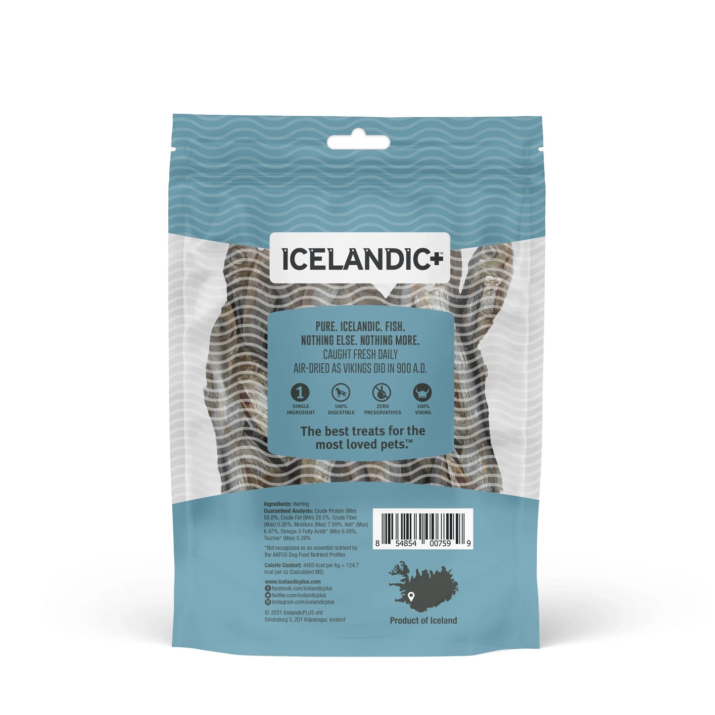 Icelandic Cat Herring Whole Fish 1.5oz.