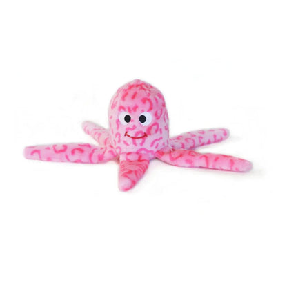 Zippypaws Floppy Jelly Octopus Pink Small