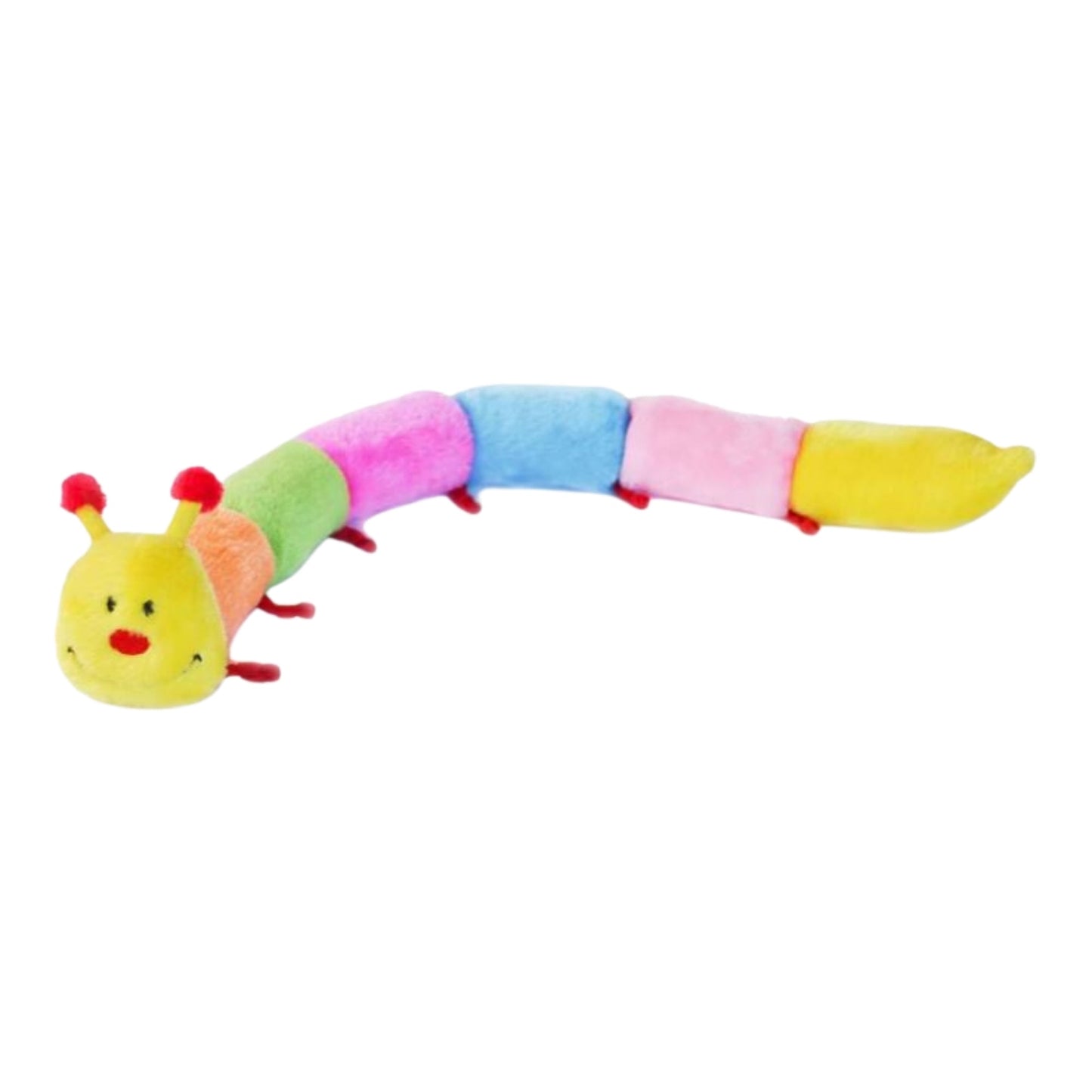 Zippypaws Plush Caterpillar Rainbow XLarge