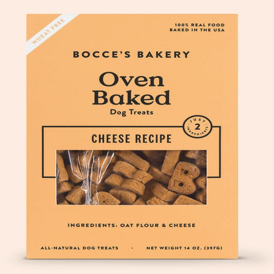 Bocce's Bakery Dog Just Cheese Biscuits 14oz.