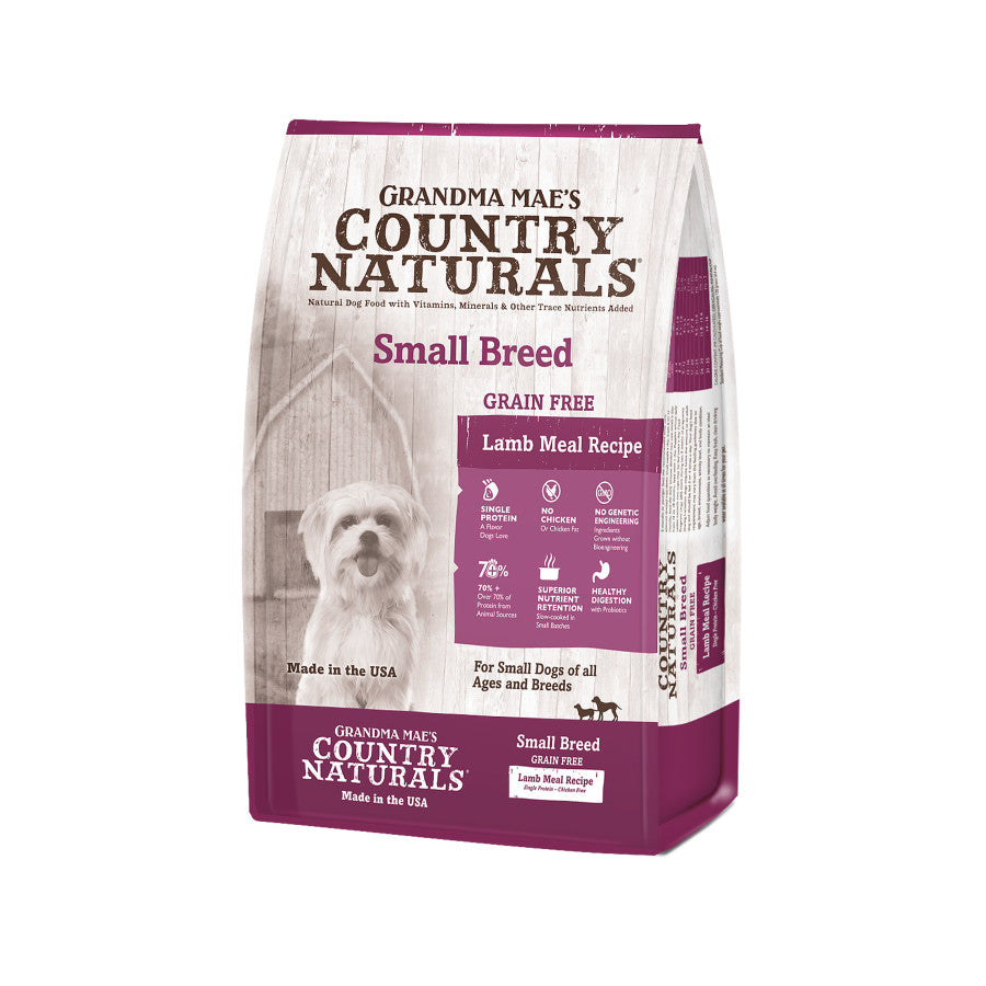 Grandma Mae's Country Naturals Grain Free L.I.D. Small Breed Dry Dog Food Lamb 1ea/14 lb