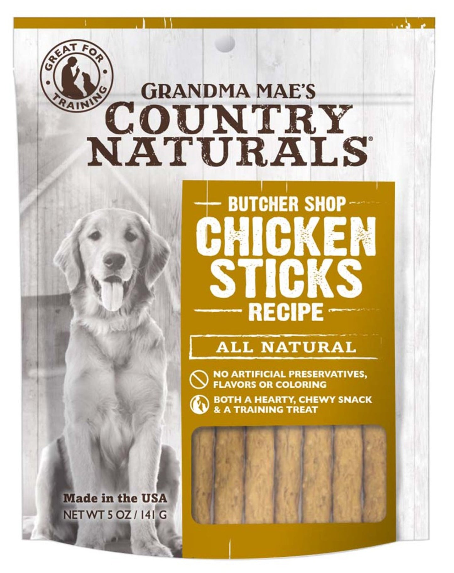 Grandma Mae's Country Naturals Grain Free Chicken Sticks Dog Treats 1ea/5 oz