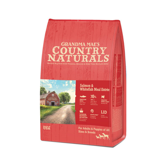 Grandma Mae's Country Naturals Dry Dog Food Salmon & Whitefish Meal 1ea/4 lb