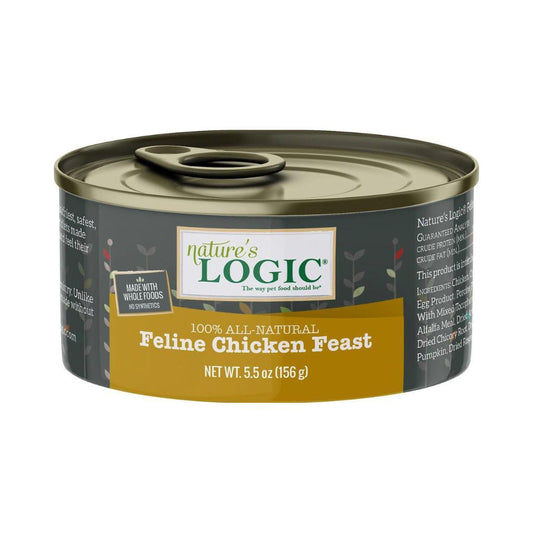 Natures Logic Cat Grain Free Chicken 5.5oz. (Case of 24)