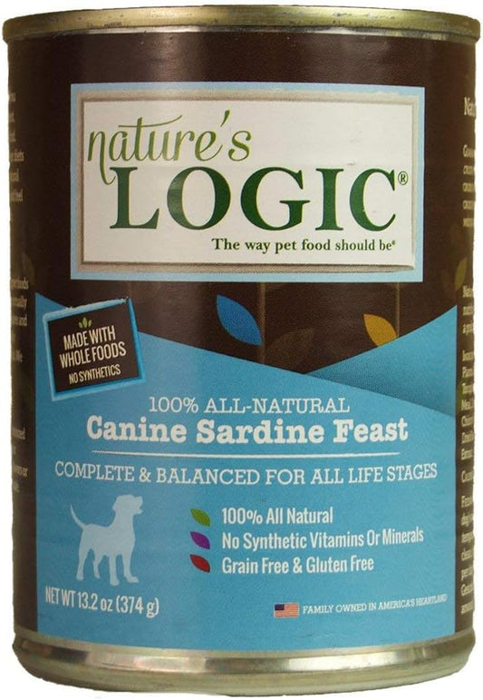 Natures Logic Dog Sardine 13.2oz. (Case of 12)