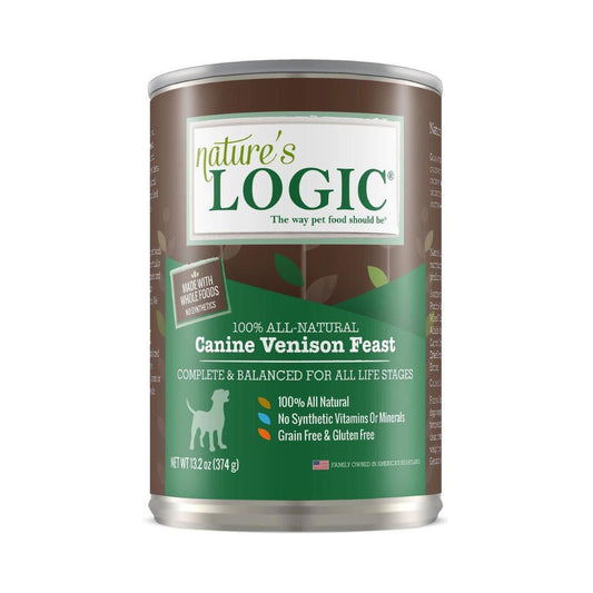 Natures Logic Dog Venison 13.2oz. (Case of 12)