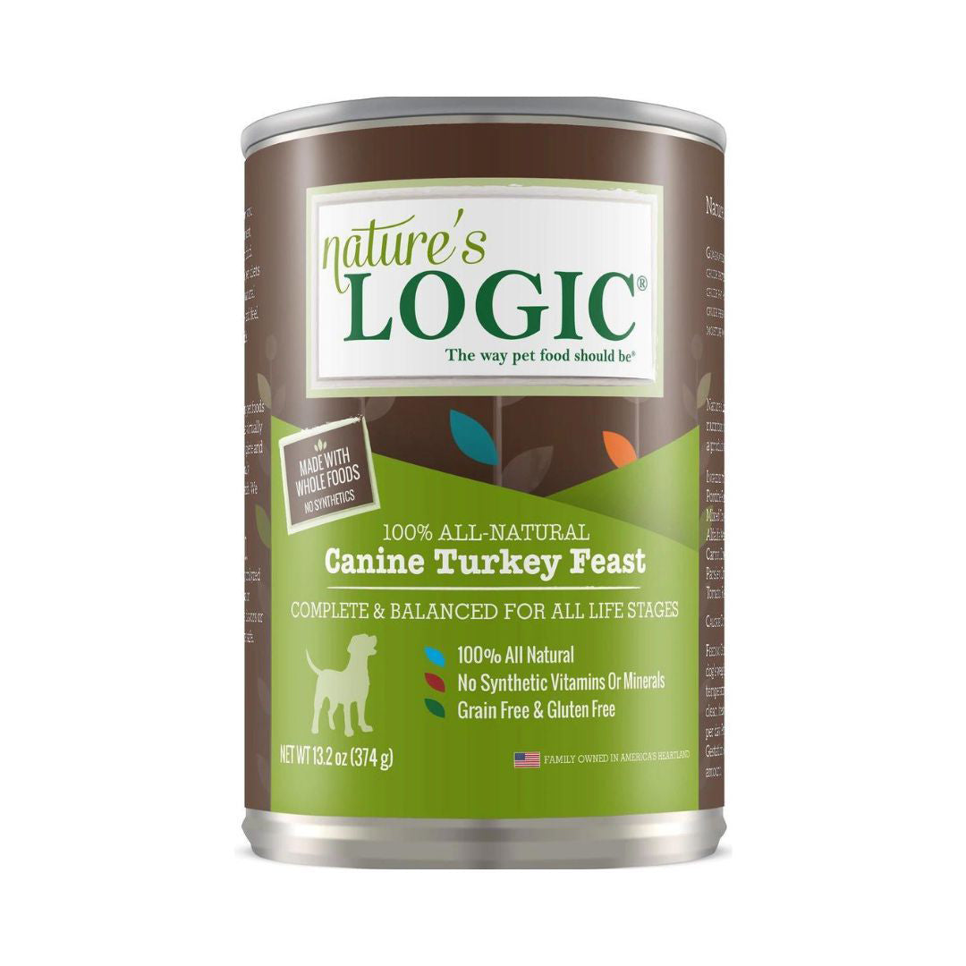 Natures Logic Dog Turkey 13.2oz. (Case of 12)