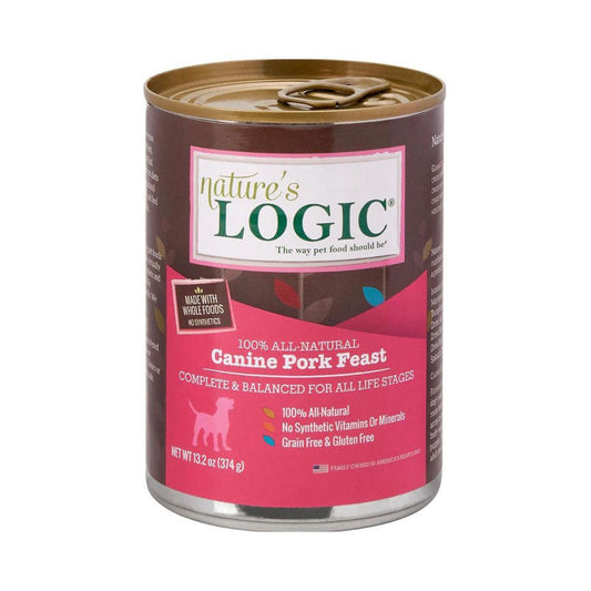 Natures Logic Dog Pork 13.2oz. (Case of 12)