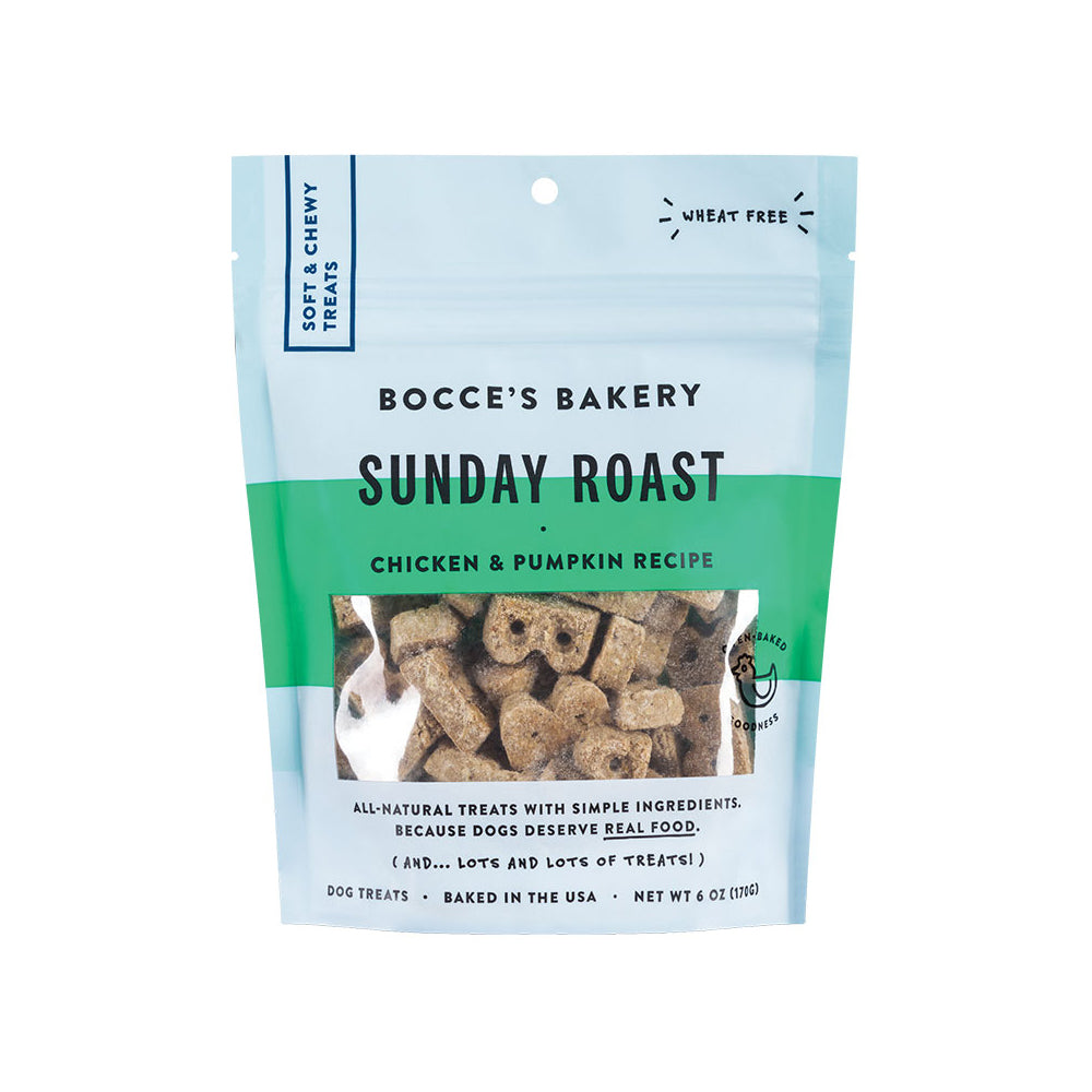 Bocces Bakery Dog Soft And Chewy Sunday Roast 6oz.