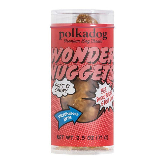 Polka Dog Wonder Nuggets Beef Sweet Potato Mini 2.5oz.