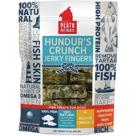 Plato Hundurs Crunch Jerky Fingers 10oz.