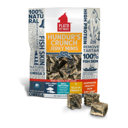 Plato Hundurs Crunch Jerky Mini 10oz.