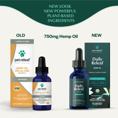 Pet Releaf Daily Organic Hemp Oil Cbd 750Mg