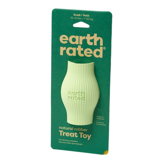 Earth Rated Dog Treat Toy Green Rubber Small