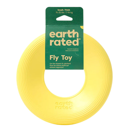 Earth Rated Dog Flyer Toy Yellow Small