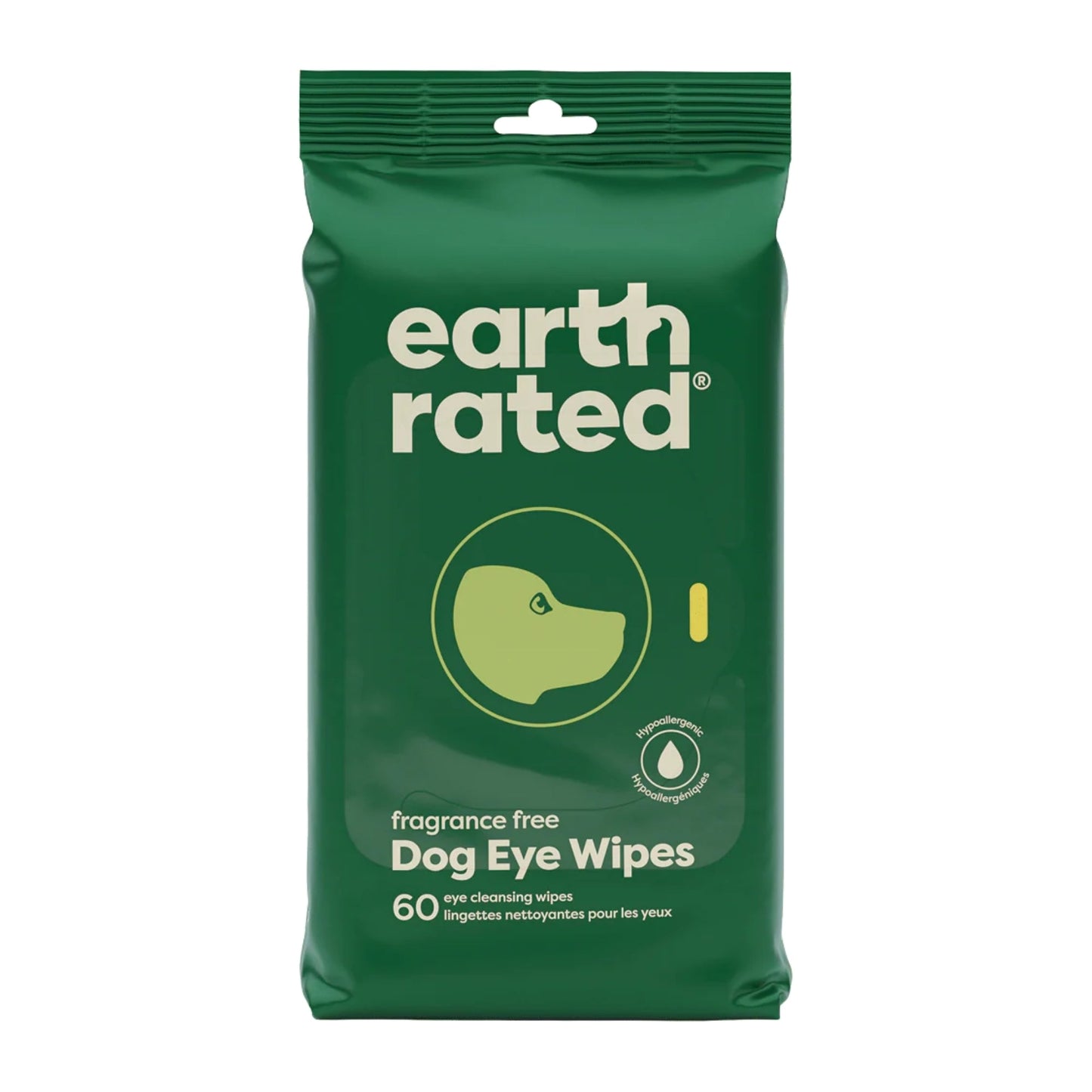 Earth Rated Dog Eye Wipes 60 Count