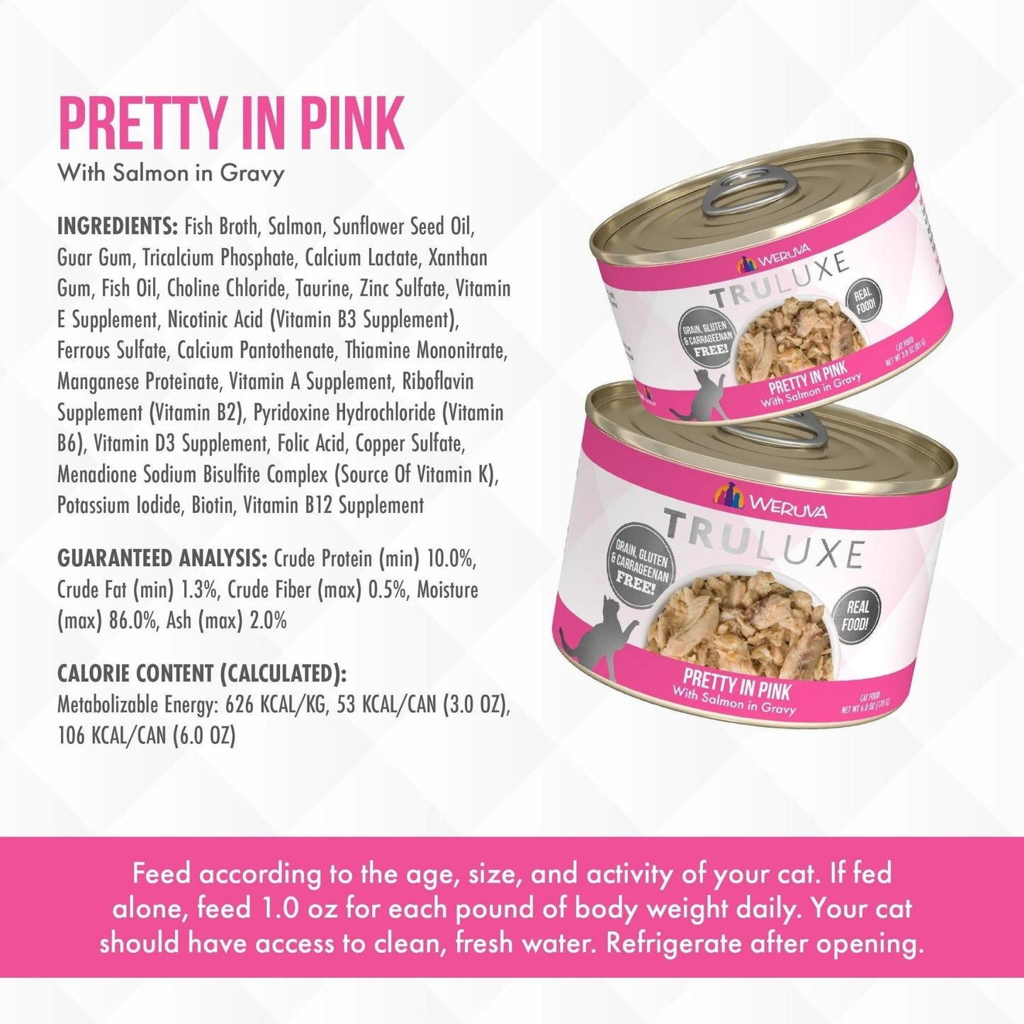 Truluxe Cat Pretty In Pink 6oz. (Case of 24)