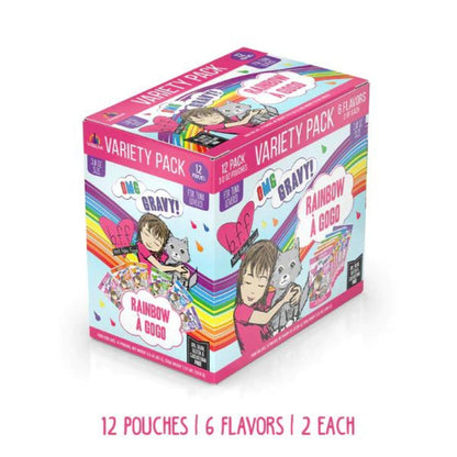 BFF Cat Omg Rainbow Variety Pack 3oz. Pouch (Case of 12)