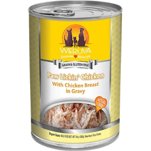 Weruva Dog Paw Lickin Chicken With Chicken Breast In Gravy 14oz. (Case of 12)