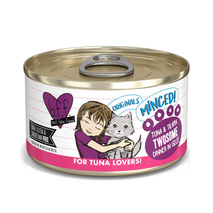 BFF Cat Tuna and Tilapia Twosome Dinner in Gele 3oz. (Case of 24)