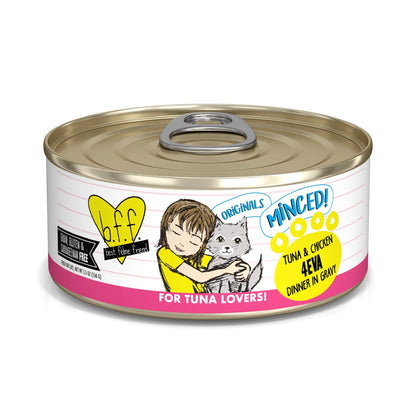 BFF Cat Tuna and Chicken 4Eva Dinner in Gravy 5.5oz. (Case of 24)