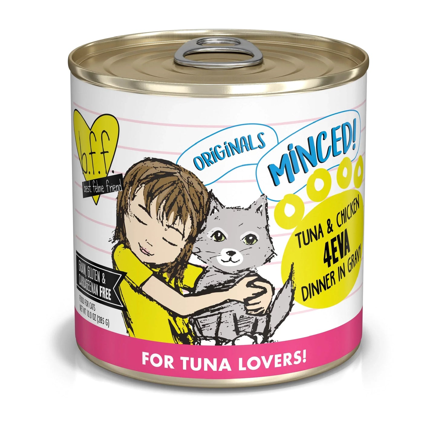 BFF Cat Tuna and Chicken 4Eva Dinner in Gravy 10oz. (Case of 12)