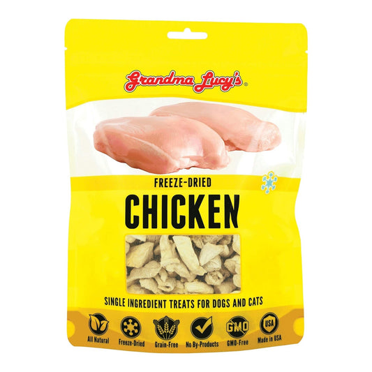 Grandma Lucys Dog Freeze Dried Chicken Treat 4 oz..