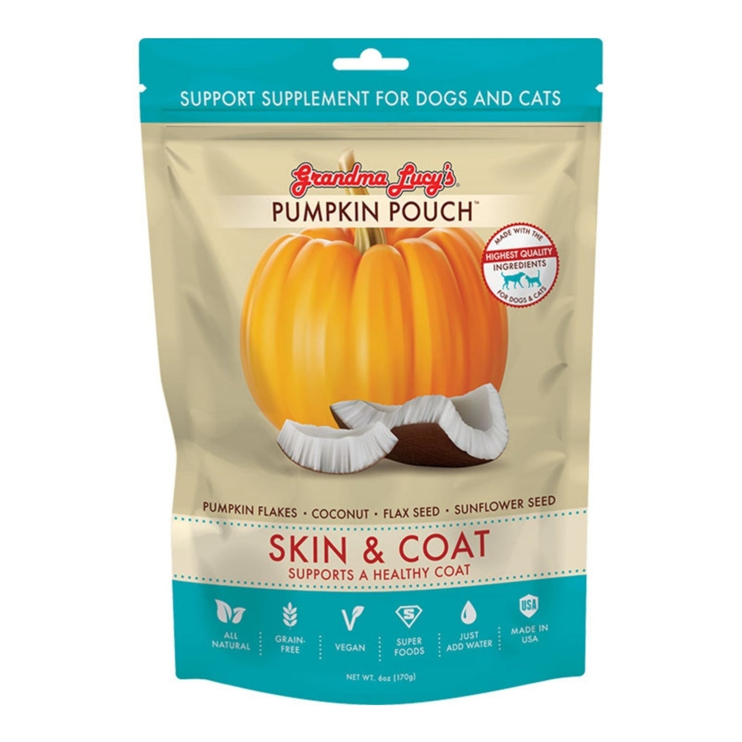 Grandma Lucys Pumpkin Pouch Skin And Coat 6oz.