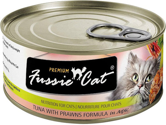 Fussie Cat Premium Tuna Prawns In Aspic 2.82oz. (Case of 24)