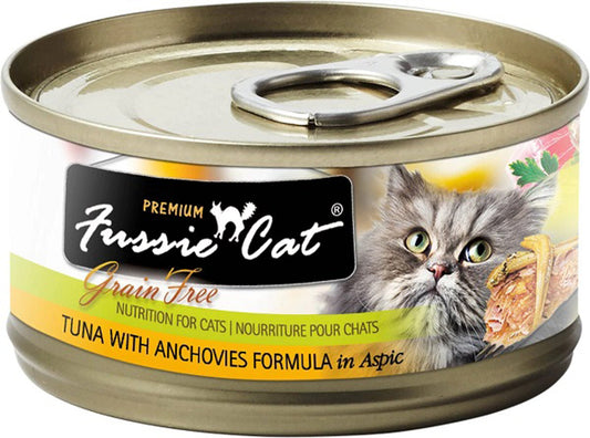 Fussie Cat Grain Free Tuna with Anchovie 5.5oz. (Case of 24)