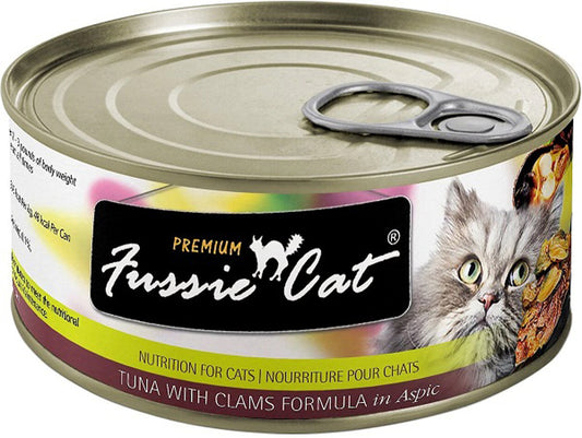 Fussie Cat Premium Tuna Clams  In Aspic 2.82oz. (Case of 24)