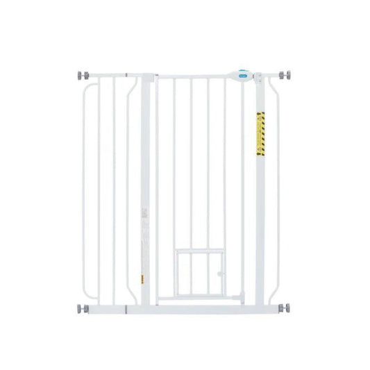 Carlson Expandable Extra Tall Gate w/ Slide Handle White 29-52 X 41in.