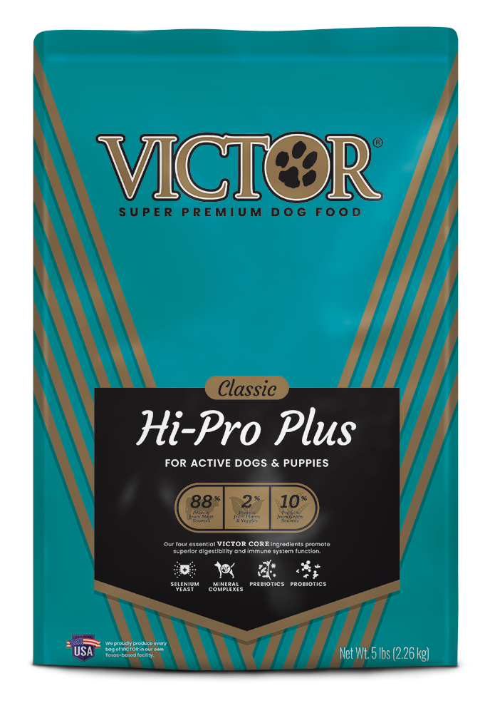 Victor Super Premium Dog Food Classic Hi-Pro Plus Dry Dog Food Beef 1ea/5 lb