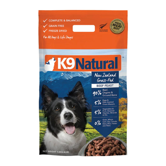 K9 Natural Dog Freeze-Dried Beef 4Lb