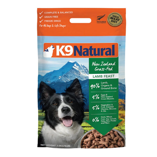 K9 Natural Dog Freeze-Dried Lamb 8Lb