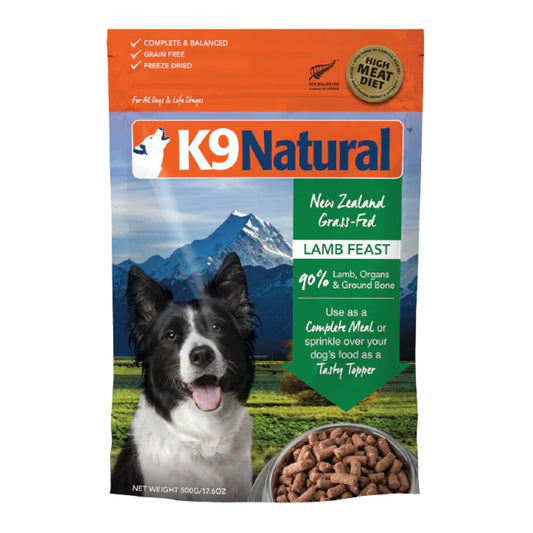 K9 Natural Dog Freeze-Dried Lamb 17.6oz.