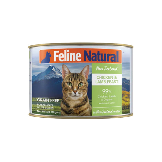 Feline Natural Canned Chicken & Lamb 6oz. (Case of 12)