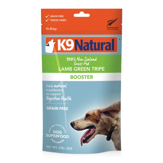 K9 Natural Dog Freeze-Dried Lamb Green Tripe Topper 2oz.