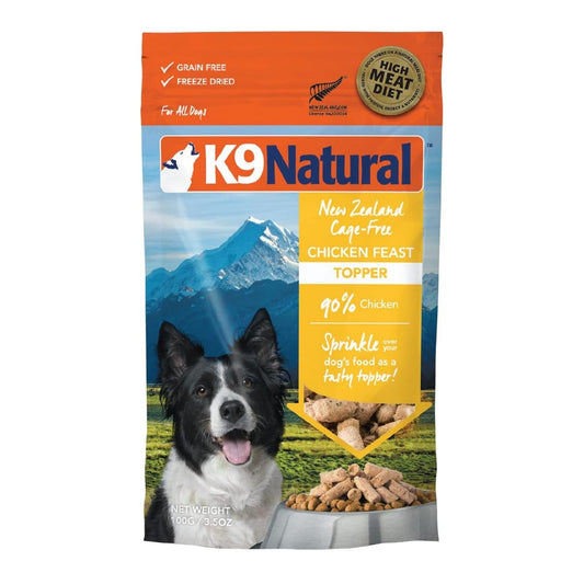 K9 Natural Dog Freeze-Dried Chicken Topper 3.5oz.