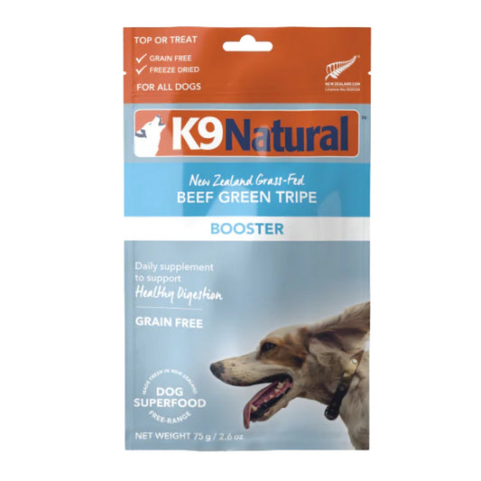 K9 Natural Dog Freeze-Dried Beef Green Tripe Topper 2.6oz.